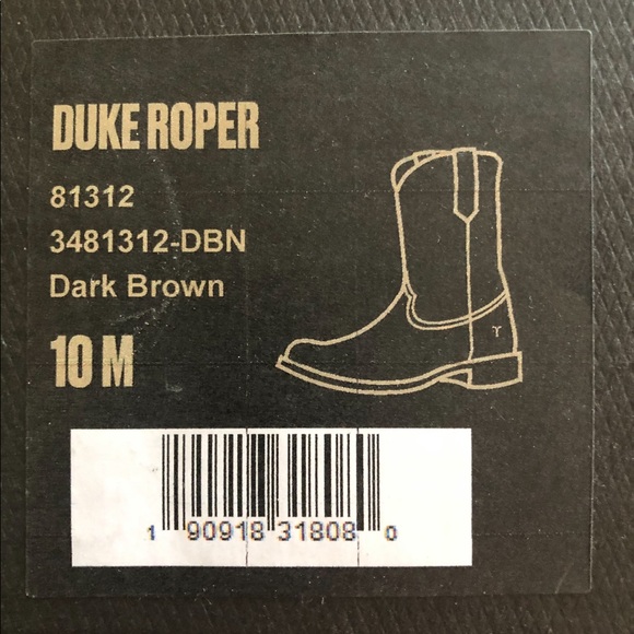 Frye Duke Roper Men’s Boots - Picture 2 of 3